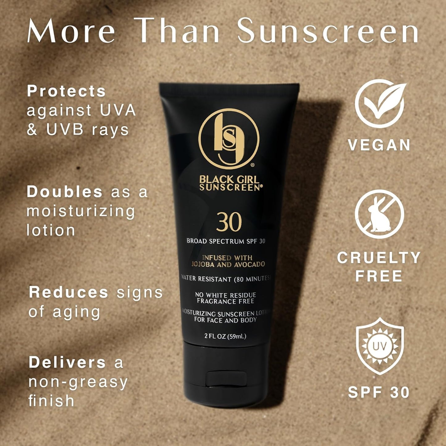 Glow with Confidence: Face & Body Moisturizing Sunscreen Lotion SPF 30 Designed for Melanin Rich Skin - No White Cast, All-Day Hydration!