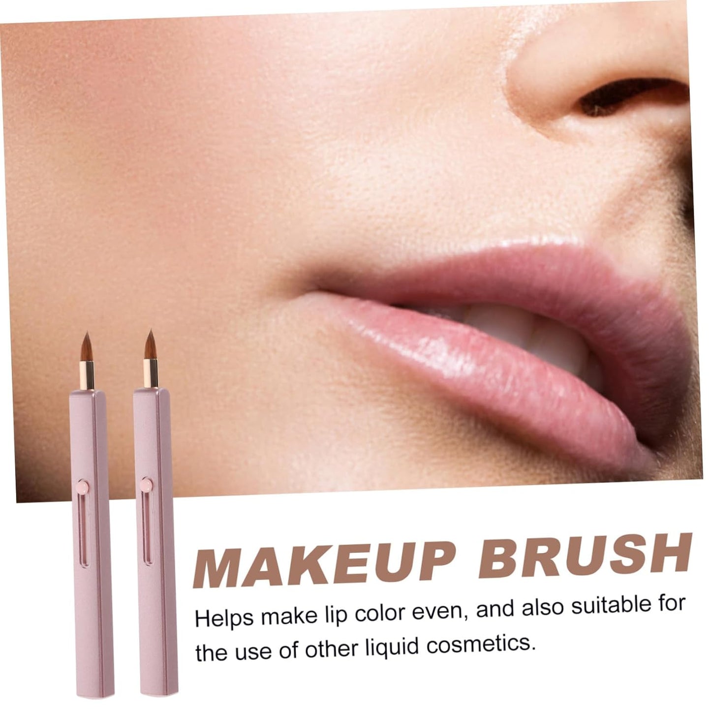 Elevate Your Lip Game with 2Pcs Retractable Lip Brushes – Perfect for Gloss & Color on the Go!