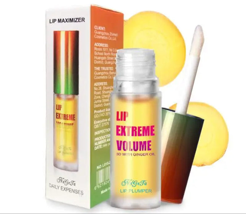 Long-Lasting Lip Plumper Oil Serum for Instant Volume and Fine Line Repair, Enhancing Lip Elasticity and Smoothness