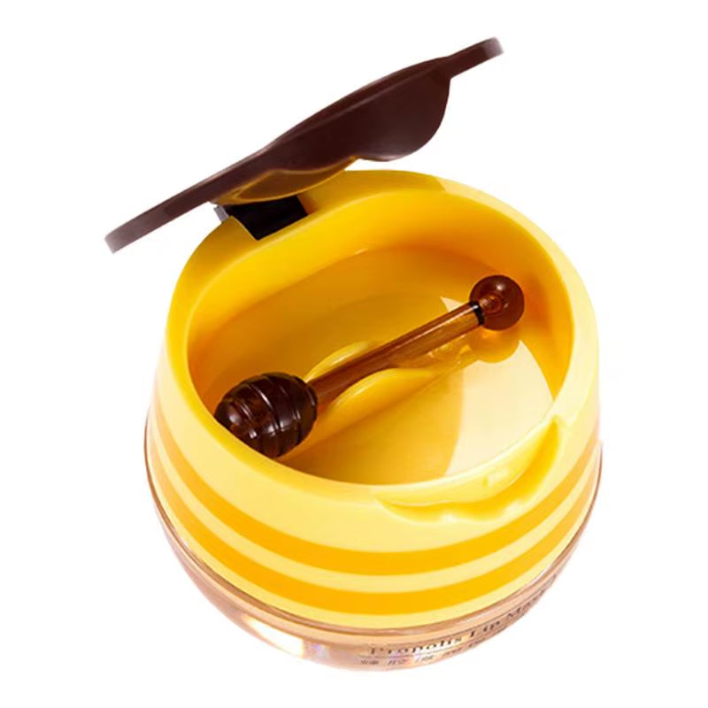 Indulge in Softness: Strawberry Lip Mask Bee Balm Lip Balm - Your Ultra-Hydrating Overnight Lip Care with Honey Infusion