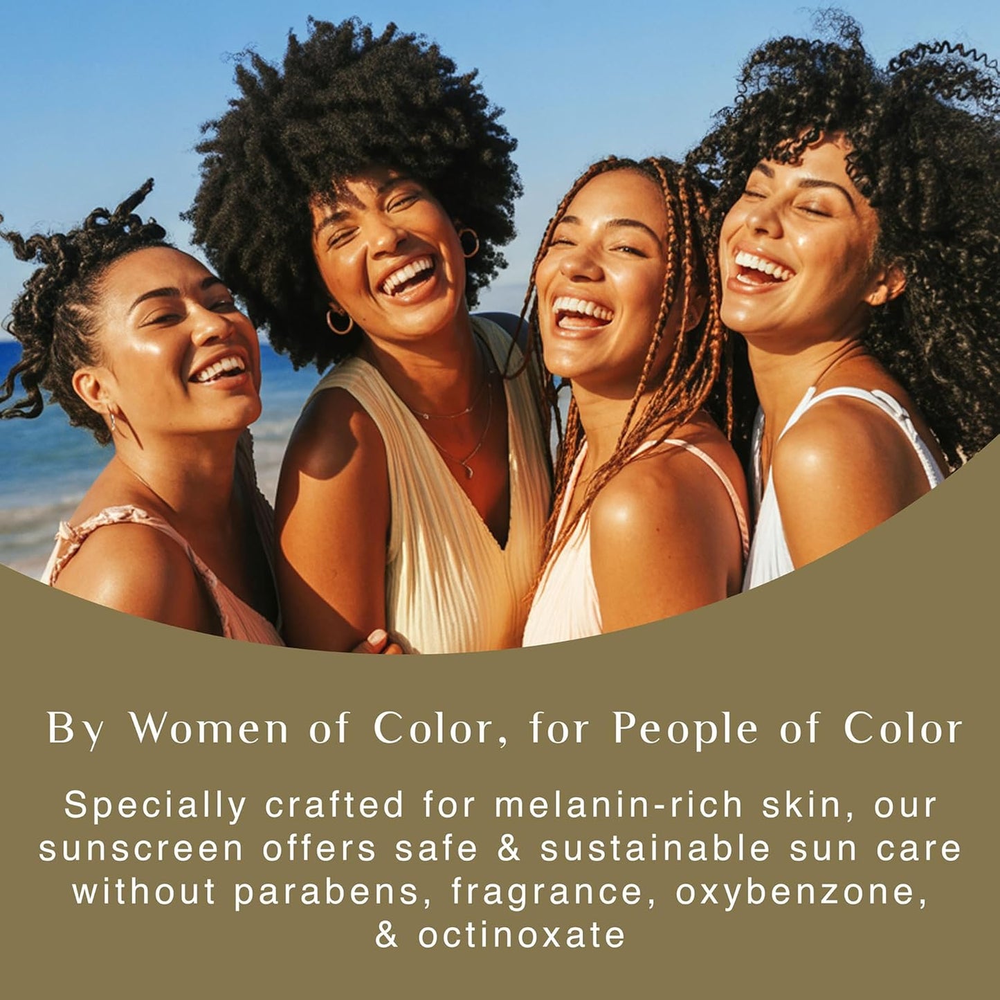 Glow with Confidence: Face & Body Moisturizing Sunscreen Lotion SPF 30 Designed for Melanin Rich Skin - No White Cast, All-Day Hydration!