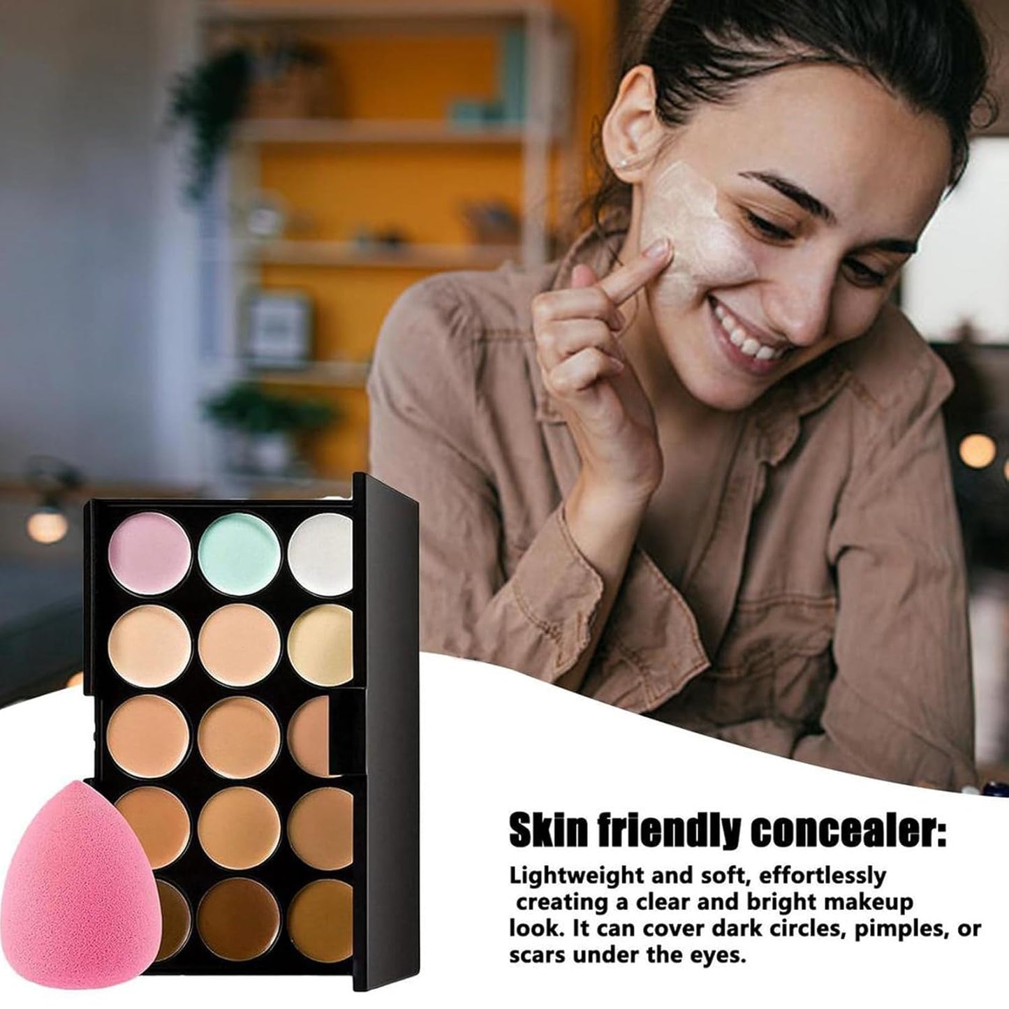 All-in-One Travel Makeup Kit for Women - Full Professional Set with Makeup Bag, Perfect Gift for Girls - Includes Foundation, Eyeshadow Palette, Lipstick, Eyeliner, and Brush Set