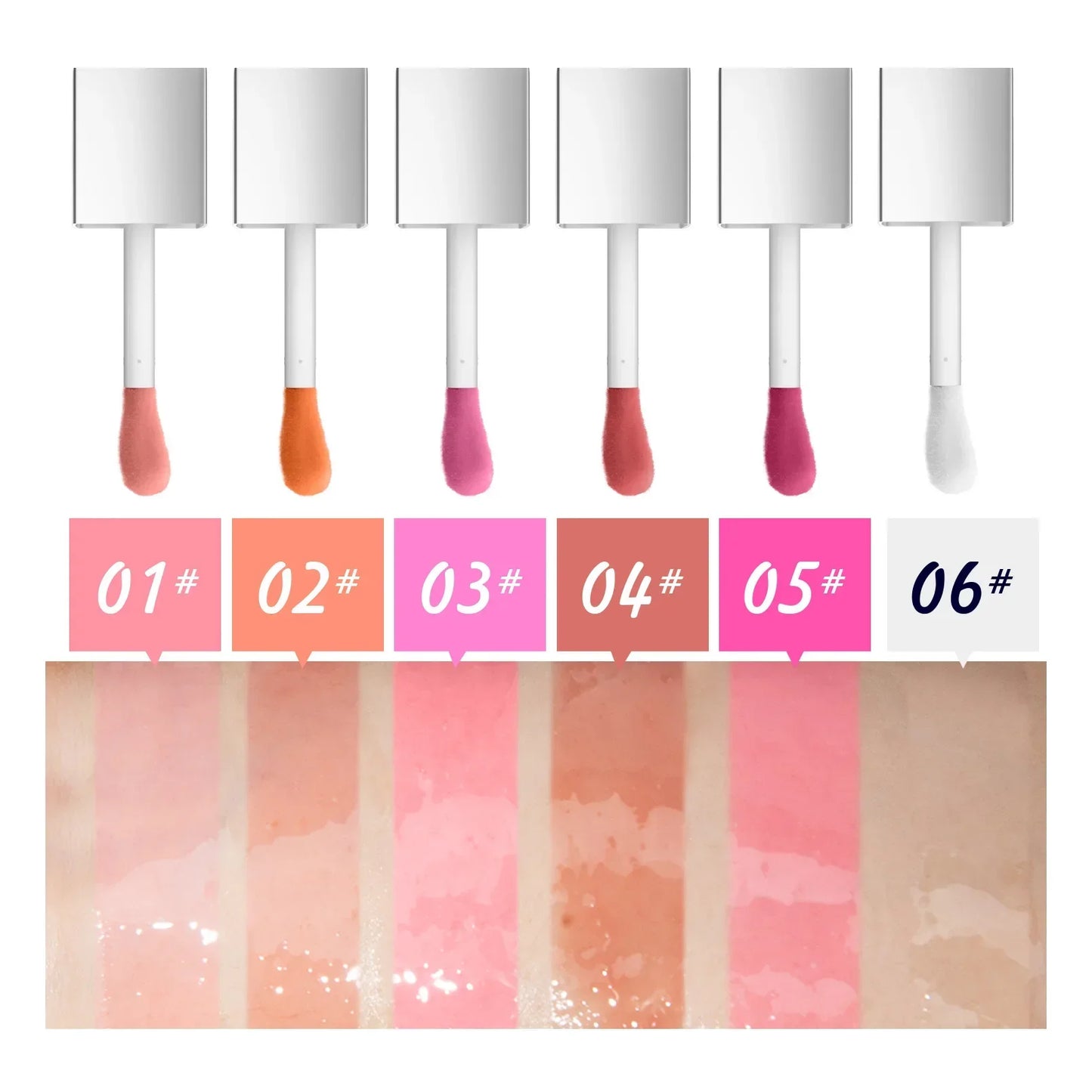 Hellokiss Lip Glow Oil 8Ml Glossy Lip Oil Moisturizing Lip Glaze Transparent Lip Balm Lip Stick Cherry