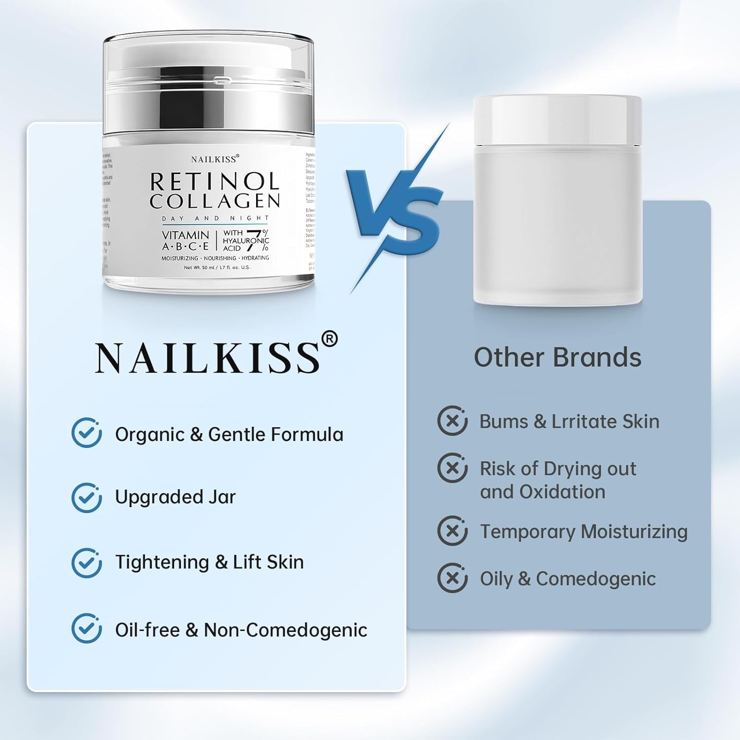 Revitalize Your Skin with Our Luxurious Night Cream - Anti-Aging Face Moisturizer Enriched with Retinol, Collagen & Niacinamide - Experience Youthful Radiance!