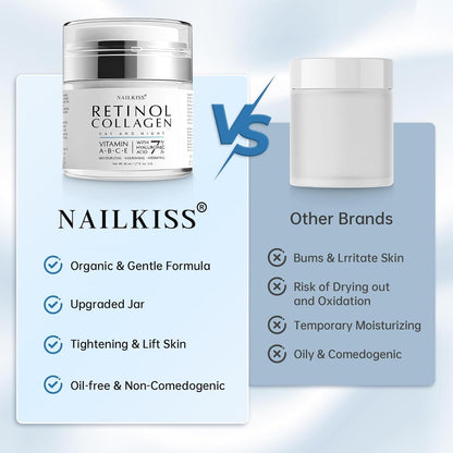 Revitalize Your Skin with Our Luxurious Night Cream - Anti-Aging Face Moisturizer Enriched with Retinol, Collagen & Niacinamide - Experience Youthful Radiance!