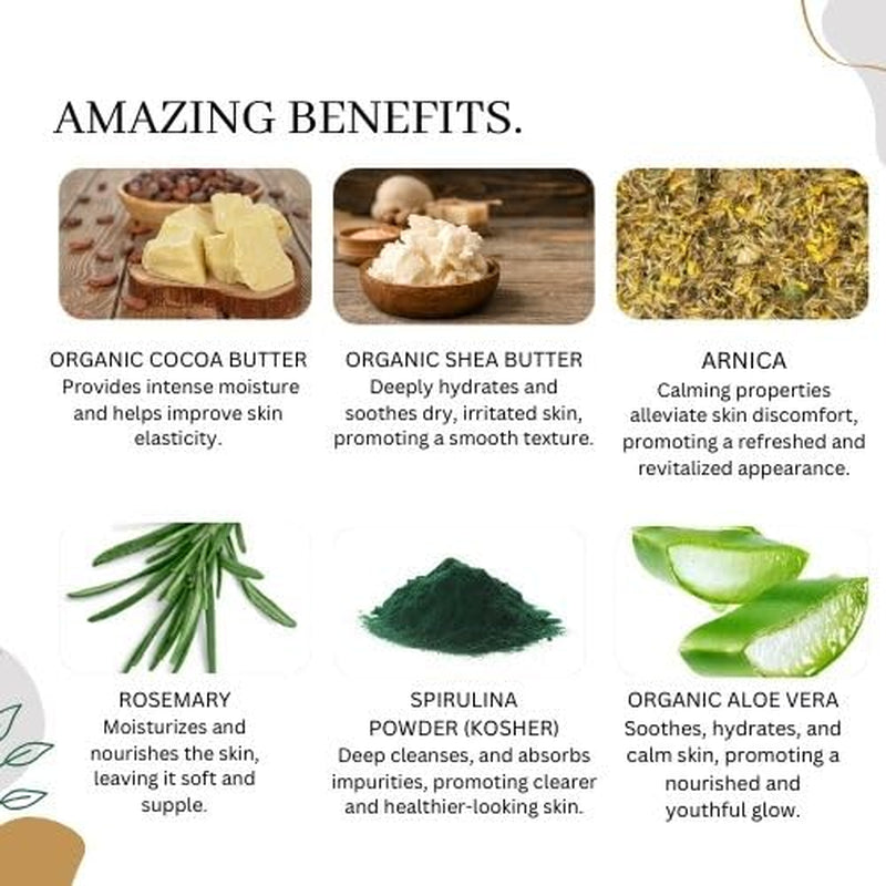 Revitalize Your Skin with Arnica Aloe Vera & Rosemary Handcrafted Vegan Soap – 100% Natural Hydration for Hand, Face, and Body – Premium Artisanal Quality from Miami