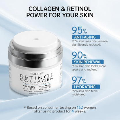 Revitalize Your Skin with Our Luxurious Night Cream - Anti-Aging Face Moisturizer Enriched with Retinol, Collagen & Niacinamide - Experience Youthful Radiance!