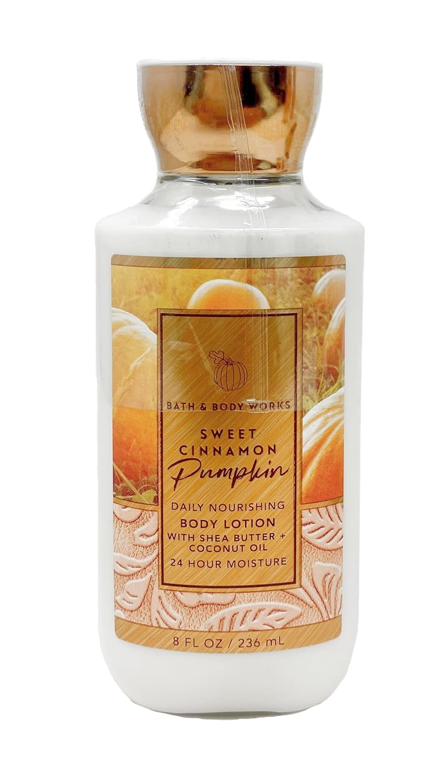 Sweet Cinnamon Pumpkin Gift Set- Fine Fragrance Mist, Body Lotion, Body Cream and Body Wash with Yamma Jamma Soap