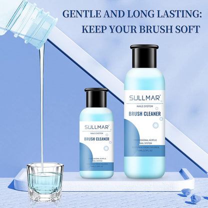 Revitalize Your Nail Brushes with Our Ultimate Acrylic Brush Cleaner - 2.5 Fl. Oz. for a Smooth, Clean Finish!