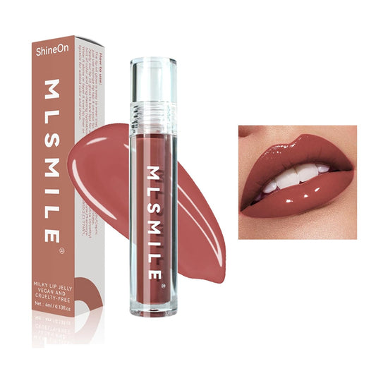 Glossy Lip Gloss Stain - Long-Lasting Hydrating High-Shine Vegan Formula for a Moisturizing and Non-Stick Finish